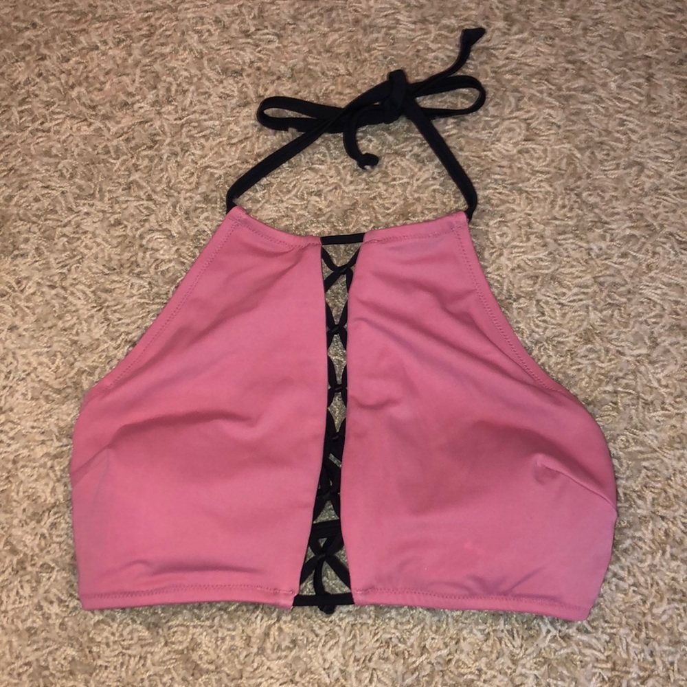 Halter bikini top